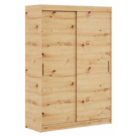 Szafa przesuwna 2-drzwiowa 180 cm INDIANA garderoba biała